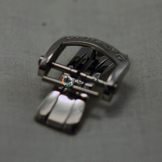 Застібка метелик автомат для ремінців Chopard біла ZCH-001